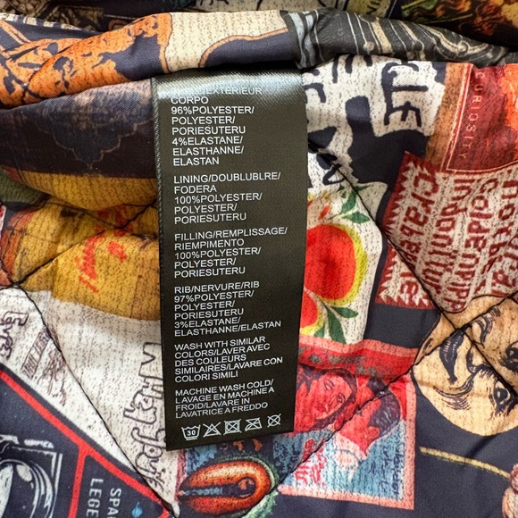 Robert Graham Vegan Suede Bomber Jacket Mens Large Black Fleece Collar NWT - Picture 8 of 10